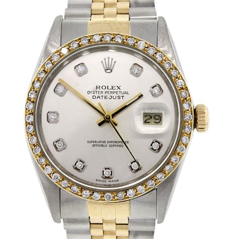 rolex 16013 vs 16014|Rolex datejust 16013 diamond bezel.